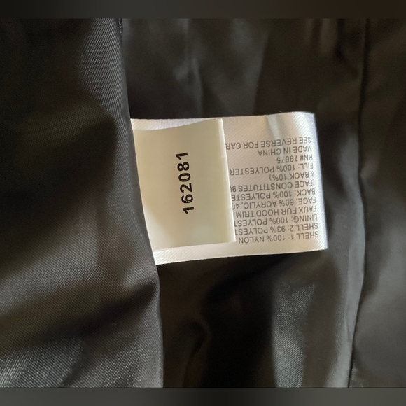 NWT Stunning Michael Kors Black MK Puffer Coat Plush Fur Designer Jacket S - 3X - Picture 10 of 14